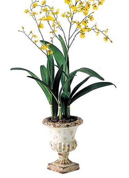 90cm オンシジウムポット [ONSFLGD7610] |人工観葉植物 アーティフィシャルフラワー 造花 フェイクグリーン 装飾 飾付 デコレーション 飾り イベント パーティー 店舗装飾 オンシジウム ポット 鉢花 ディスプレイ 室内装飾 飾り付け お祝い 開店祝い 開業祝い