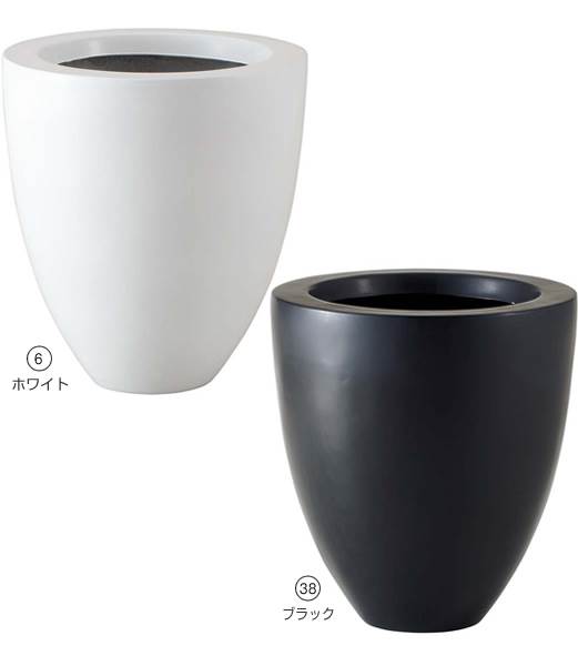 スタイルラウンドポット(L) [ONSPAPL7963] 送料無料 |植木鉢 人工観葉植物 アートフラワー 造花 フェイクグリーン 装飾 飾付 小物 デコレーション 飾り イベント パーティー 店舗装飾 ベース ポット ディスプレイ 飾り付け 花材 プランター ホワイト ブラック