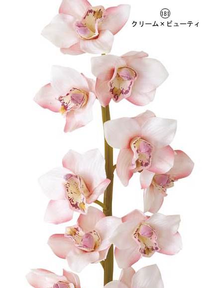 80cm シンビジウム(10) [ONSFLSP7831] |人工観葉植物 アートフラワー 造花 フラワー フェイクグリーン 装飾 飾付 小物 デコレーション 飾り イベント パーティー フラワーアレンジメント 店舗装飾 蘭 らん ラン イエロー ビューティ クリーム ディスプレイ 室内装飾 飾り付け