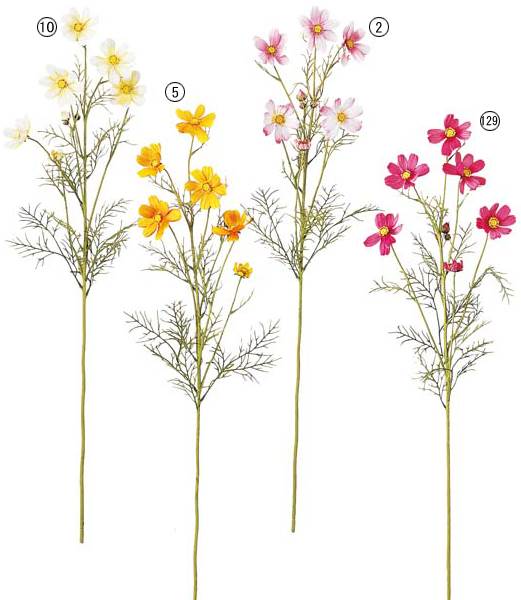 90cm コスモス(7) [ONSFLSP5705] |人工観葉植物 アートフラワー 造花 フラワー フェイクグリーン 装飾 飾付 小物 デコレーション 飾り イベント パーティー フラワーアレンジメント 店舗装飾 花束 ピンク イエロー クリーム ダークピンク ディスプレイ 室内装飾 飾り付け