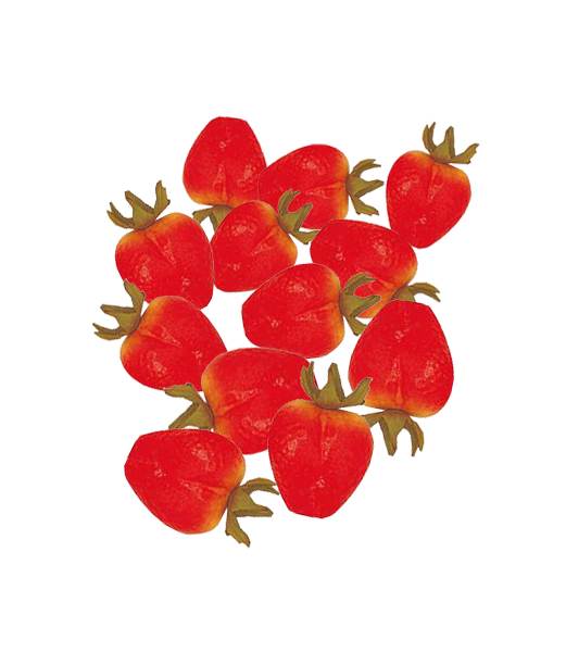 50mm ストロベリー（12個） [ONSDIFV7266] |フェイクフード 食品サンプル レプリカ 造花 人工観葉植物 ディスプレイ デコレーション 作り物 装飾 飾付 飾り 小物 イベント パーティー フラワーアレンジメント 店舗装飾 飾り付け テーブルコーディネート いちご イチゴ