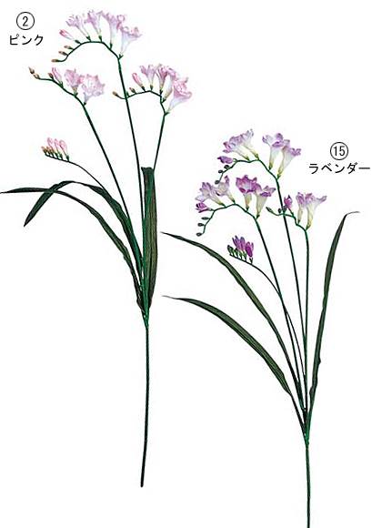 70cm フリージア [ONSFLSP1341] |人工観葉植物 アートフラワー 造花 フラワー フェイクグリーン 装飾 飾付 デコレーション 飾り イベント パーティー フラワーアレンジメント インテリア 店舗装飾 ラベンダー フクシア ディスプレイ 室内装飾 飾り付け