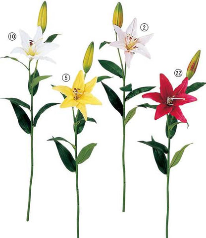 85cm カサブランカ(2) [ONSFLSP7704] |人工観葉植物 アートフラワー 造花 フラワー フェイク 装飾 飾付 小物 デコレーション 飾り イベント パーティー フラワーアレンジメント インテリア 店舗装飾 ディスプレイ 室内装飾 飾り付け ユリ ゆり 百合 ブーケ パーツ お祝い花