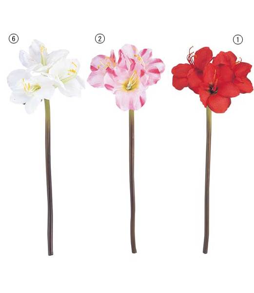 50cm アマリリス(3) [ONSFLSP1735] |人工観葉植物 アートフラワー 造花 フェイクグリーン 装飾 飾付 小物 デコレーション 飾り イベント パーティー フラワーアレンジメント 店舗装飾 アマリリス レッド ピンク ホワイト ディスプレイ 室内装飾 飾り付け
