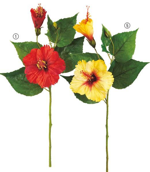 50cm ハイビスカス(3/6) [ONSFLSP3872] |人工観葉植物 アートフラワー 造花 フラワー フェイクグリーン 装飾 飾付 小物 デコレーション 飾り イベント パーティー フラワーアレンジメント 店舗装飾 花材 材料 パーツ ディスプレイ 室内装飾 飾り付け 夏 トロピカルフラワー