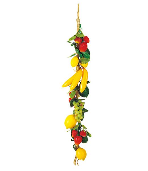 70cm フルーツストリング [ONSDIFV71008] 送料無料 |フェイクフード 食品サンプル レプリカ ディスプレイ デコレーション 作り物 装飾 飾り 小物 イベント パーティー フラワーアレンジメント 店舗装飾 飾り付け テーブルコーディネート フルーツ 果物 バナナ イチゴ レモン