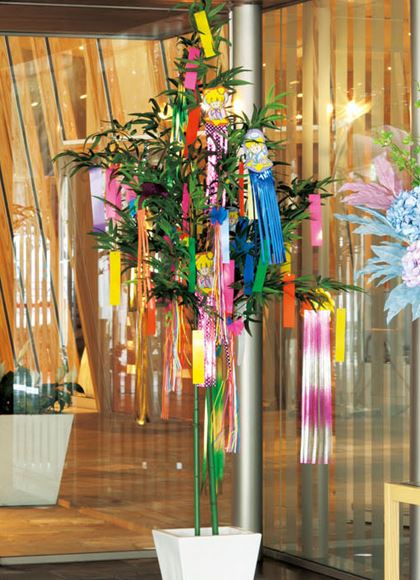 全長30～60cm 短冊35cm 吹流30～60cm 七夕笹飾り(9)(12個入り)  [ONSDISK2012] |人工観葉植物 造花 フェイク 装飾 飾付 小物 雑貨 資材 デコレーション 飾り イベント パーティー ガーデニング インテリア 店舗装飾 ディスプレイ 飾り付け 季節装飾 夏 七夕 七夕飾り 笹飾り