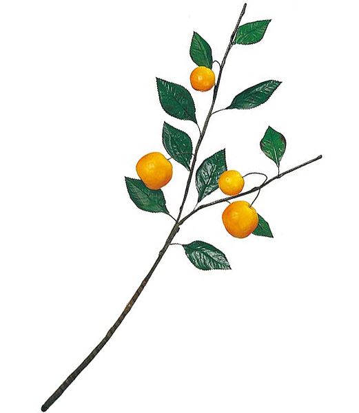 75cm ミカンスプレイ [ONSLESP3481] |人工観葉植物 アートフラワー 造花 フラワー フェイクグリーン 資材 装飾 飾付 デコレーション 飾り イベント パーティー フラワーアレンジメント 花材 インテリア 店舗装飾 ディスプレイ 室内装飾 飾り付け ミカン スプレイ みかん