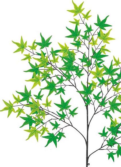 110cm カエデスプレイ(105) [ONSLESP1294] |人工観葉植物 アートフラワー 造花 フラワー フェイクグリーン 資材 装飾 飾付 デコレーション 飾り イベント パーティー フラワーアレンジメント 花材 インテリア 店舗装飾 ディスプレイ 室内装飾 飾り付け カエデ スプレイ