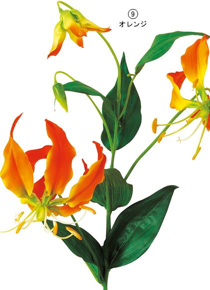 80cm グロリオサ(4/6) [ONSFLSP7874] |人工観葉植物 アートフラワー 造花 フラワー フェイクグリーン 装飾 飾付 小物 デコレーション 飾り イベント パーティー フラワーアレンジメント 店舗装飾 ピンク オレンジ ディスプレイ 室内装飾 飾り付け