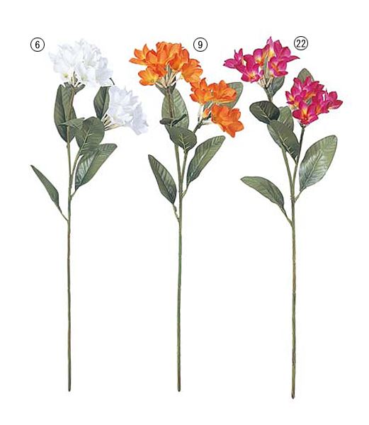 65cm プリメリア [ONSFLSP3673] |人工観葉植物 アートフラワー 造花 フラワー フェイクグリーン 装飾 飾付 デコレーション 飾り イベント パーティー フラワーアレンジメント インテリア 店舗装飾 ホワイト オレンジ ビューティ ディスプレイ 室内装飾 飾り付け