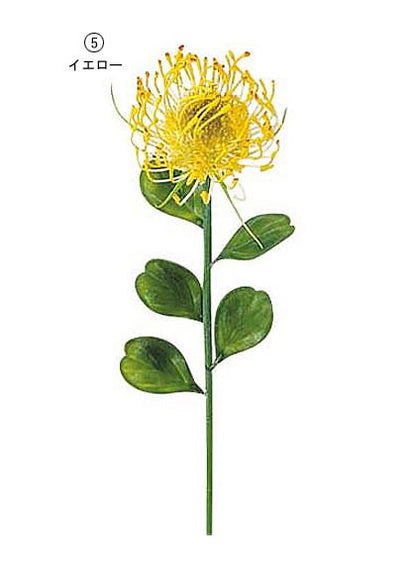 ※色が劣化しているため倉庫※　50cm プロテア [ONSFLSP3840] |人工観葉植物 アートフラワー 造花 フラワー フェイクグリーン 装飾 飾付 小物 デコレーション 飾り イベント パーティー フラワーアレンジメント 店舗装飾 レッド イエロー 花材 手作り 材料 パーツ