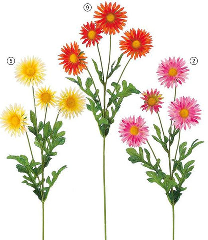 65cm スプレーマム（4） [ONSFLSP5793] |人工観葉植物 アートフラワー 造花 フラワー フェイクグリーン 装飾 飾付 小物 デコレーション 飾り イベント パーティー フラワーアレンジメント 店舗装飾 スプレー マム 洋菊 菊 ディスプレイ 室内装飾 飾り付け