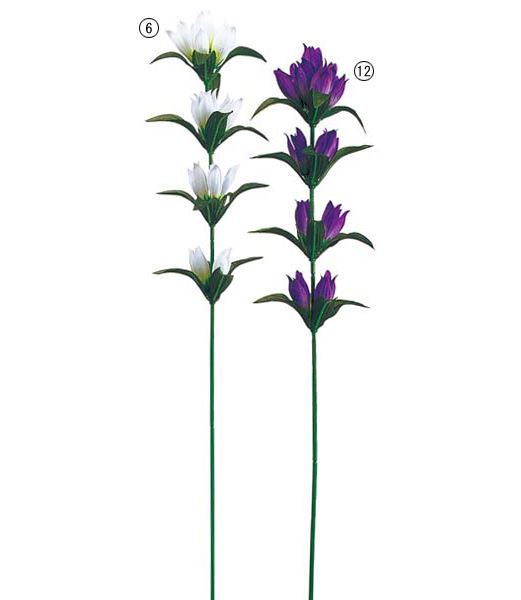 60cm リンドウ [ONSFLSP3368] |人工観葉植物 アートフラワー 造花 フラワー フェイクグリーン 装飾 飾付 小物 デコレーション 飾り イベント パーティー フラワーアレンジメント 店舗装飾 ホワイト パープル ディスプレイ 室内装飾 飾り付け
