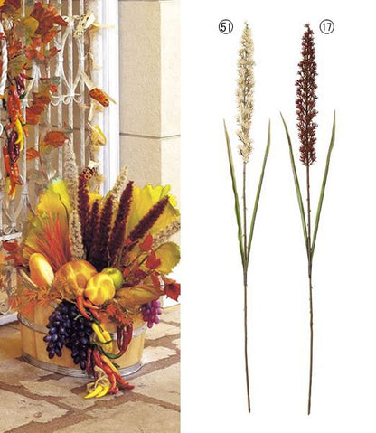 80cm アワスプレイ [ONSLESP5695] |人工観葉植物 アートフラワー 造花 フラワー フェイクグリーン 資材 装飾 飾付 デコレーション 飾り イベント パーティー フラワーアレンジメント 花材 インテリア 店舗装飾 ディスプレイ 室内装飾 飾り付け 秋 ハロウィン アワ スプレイ
