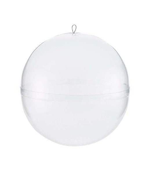 120mm径 球体 [ONSPADP7868]<BR> |人工観葉植物 アートフラワー 造花 フェイクグリーン 装飾 飾付 小物 デコレーション 飾り イベント パーティー 店舗装飾 ベース ポット 透明 ボール プラスチック パーツ フラワー資材 フラワーアレンジメント