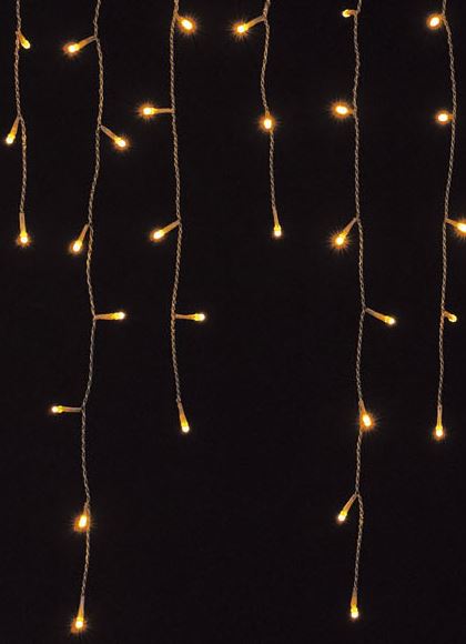 幅300cm 耐水 216球 広角型LEDシャンペーンアイスクルライト/クリアコード(パワーコード、コネクター付き)  [ONSDILI61064] 送料無料 |クリスマス イルミネーション ライト 照明 LED クリスマス装飾 装飾 デコレーション オーナメント 飾り 店舗装飾 イベント 飾り付け 電飾