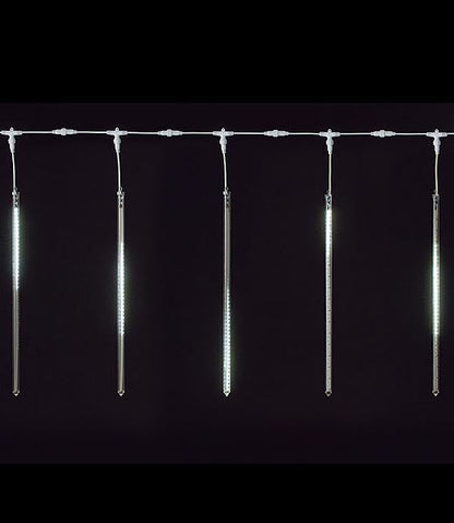 全高95×幅200cm 耐水 480球 広角型LEDホワイトドロップ/クリアコード(コネクター付き) [ONSDILI61090] 送料無料 |クリスマス イルミネーション ライト 照明 LED クリスマス装飾 装飾 デコレーション オーナメント 飾り 店舗装飾 イベント 飾り付け 電飾 Christmas