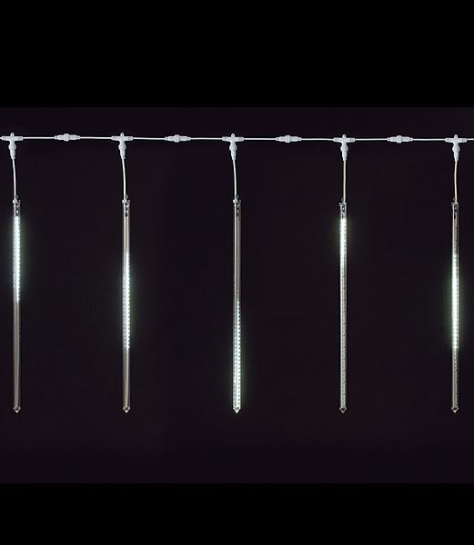 全高95×幅200cm 耐水 480球 広角型LEDホワイトドロップ/クリアコード(コネクター付き) [ONSDILI61090] 送料無料 |クリスマス イルミネーション ライト 照明 LED クリスマス装飾 装飾 デコレーション オーナメント 飾り 店舗装飾 イベント 飾り付け 電飾 Christmas