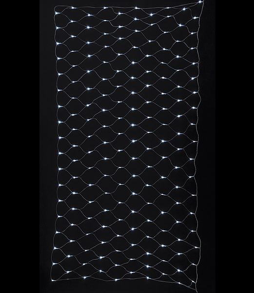 全高120×幅240cm 耐水 180球 広角型LEDホワイトネットライト/クリアコード(パワーコード、コネクター付き) [ONSPALI61067] 送料無料 |クリスマス イルミネーション ライト 照明 LED クリスマス装飾 装飾 デコレーション オーナメント 飾り 店舗装飾 イベント 飾り付け 電飾