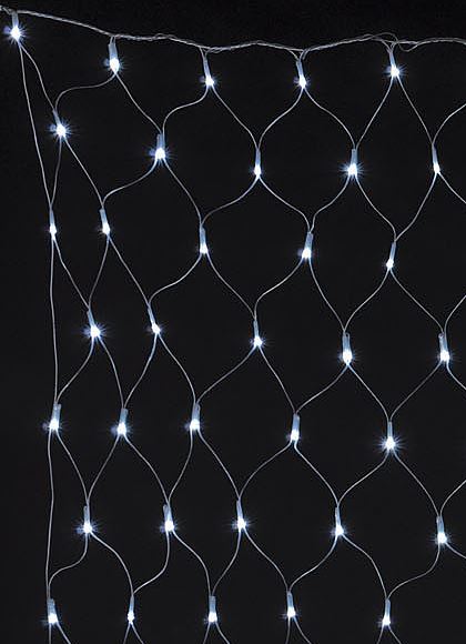 全高120×幅240cm 耐水 180球 広角型LEDホワイトネットライト/クリアコード(パワーコード、コネクター付き) [ONSPALI61067] 送料無料 |クリスマス イルミネーション ライト 照明 LED クリスマス装飾 装飾 デコレーション オーナメント 飾り 店舗装飾 イベント 飾り付け 電飾