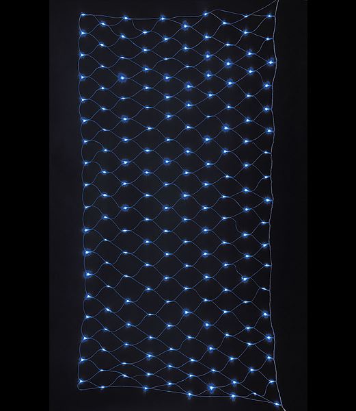 全高120×幅240cm 耐水 180球 広角型LEDブルーネットライト/クリアコード(パワーコード、コネクター付き) [ONSPALI61069] 送料無料 |クリスマス イルミネーション ライト 照明 LED クリスマス装飾 装飾 デコレーション オーナメント 飾り 店舗装飾 イベント 飾り付け 電飾