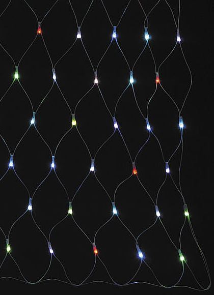全高120×幅240cm 耐水 180球 広角型LED-RGBネットライト/クリアコード(パワーコード、コネクター付き) [ONSPALI61070] 送料無料 |クリスマス イルミネーション ライト 照明 LED クリスマス装飾 装飾 デコレーション オーナメント 飾り 店舗装飾 イベント 飾り付け 電飾