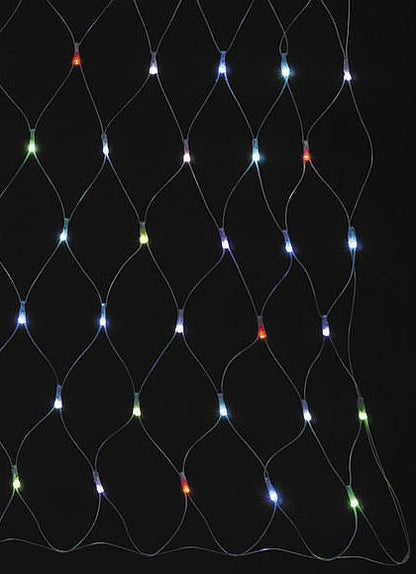 全高120×幅240cm 耐水 180球 広角型LED-RGBネットライト/クリアコード(パワーコード、コネクター付き) [ONSPALI61070] 送料無料 |クリスマス イルミネーション ライト 照明 LED クリスマス装飾 装飾 デコレーション オーナメント 飾り 店舗装飾 イベント 飾り付け 電飾