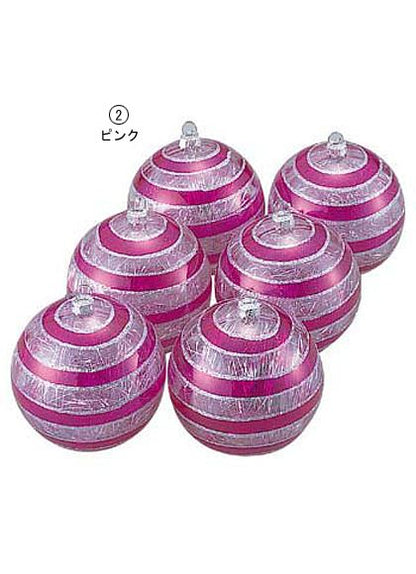 80mm クリアストライプボール [ONSPABA6859] |装飾 飾付 クリスマス 小物 雑貨 イベント クリスマスツリー飾り オーナメント クリスマス装飾 飾り パーティー デコレーション ガーランド クリア ストライプ ボール 店舗装飾 室内装飾 飾り付け Christmas