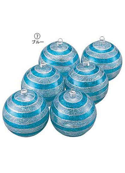 80mm クリアストライプボール [ONSPABA6859] |装飾 飾付 クリスマス 小物 雑貨 イベント クリスマスツリー飾り オーナメント クリスマス装飾 飾り パーティー デコレーション ガーランド クリア ストライプ ボール 店舗装飾 室内装飾 飾り付け Christmas