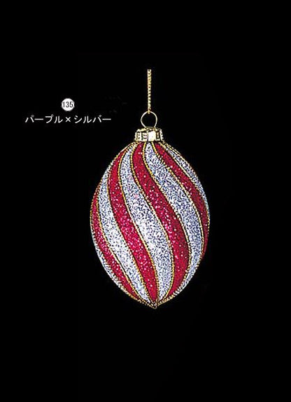 8cm フィニアル [ONSTOFN6099] 送料無料 |装飾 飾付 クリスマス 小物 雑貨 イベント クリスマスツリー飾り オーナメント フィニアル クリスマス装飾 飾り パーティー グリーン シルバー パープル デコレーション ガーランド 室内装飾 店舗装飾 飾り付け Christmas