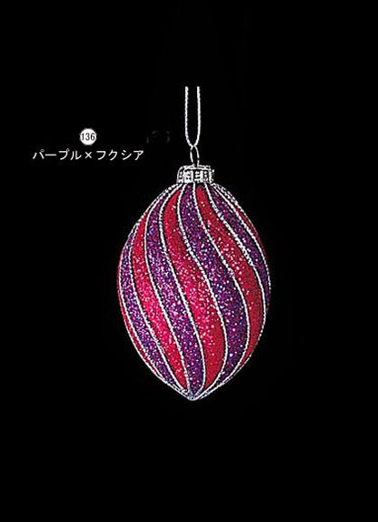 8cm フィニアル [ONSTOFN6099] 送料無料 |装飾 飾付 クリスマス 小物 雑貨 イベント クリスマスツリー飾り オーナメント フィニアル クリスマス装飾 飾り パーティー グリーン シルバー パープル デコレーション ガーランド 室内装飾 店舗装飾 飾り付け Christmas