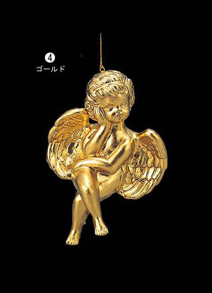 ※不良品が多い為倉庫※　20cm エンゼル [ONSTOAN6016] |装飾 飾付 クリスマス 小物 雑貨 イベント クリスマスツリー飾り オーナメント クリスマス装飾 飾り パーティー エンゼル 天使 ゴールド ホワイト デコレーション ガーランド 室内装飾 店舗装飾 飾り付け Christmas