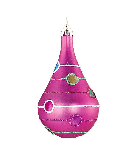 13cm ミラーピンクドロップ [ONSTOMI6166] |装飾 飾付 クリスマス 小物 雑貨 イベント クリスマスツリー飾り オーナメント クリスマス装飾 飾り パーティー ミラー ピンク デコレーション ガーランド 室内装飾 店舗装飾 飾り付け Christmas