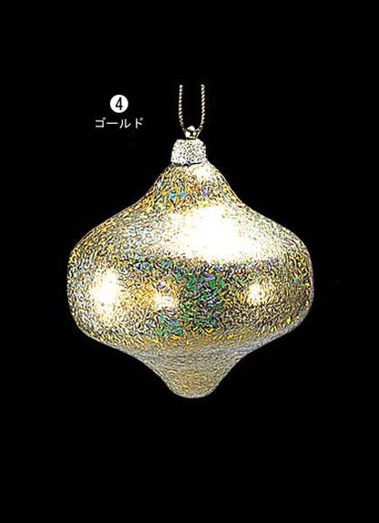 10cm シャイニーフィニアル [ONSTOFN6062] |装飾 飾付 クリスマス 小物 雑貨 イベント クリスマスツリー飾り オーナメント レーザートップ クリスマス装飾 飾り パーティー シルバー ゴールド デコレーション ガーランド 室内装飾 店舗装飾 飾り付け Christmas