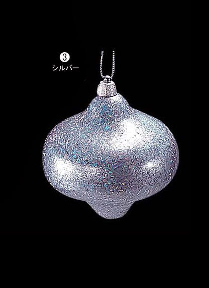 10cm シャイニーフィニアル [ONSTOFN6062] |装飾 飾付 クリスマス 小物 雑貨 イベント クリスマスツリー飾り オーナメント レーザートップ クリスマス装飾 飾り パーティー シルバー ゴールド デコレーション ガーランド 室内装飾 店舗装飾 飾り付け Christmas