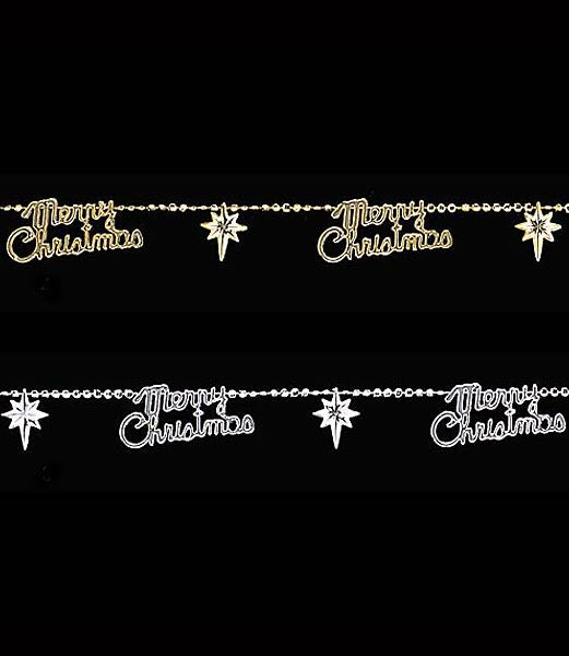 180cm クリスマスビーズガーランド [ONSTGMI6014] |装飾 飾付 クリスマス 小物 雑貨 イベント クリスマスツリー飾り オーナメント クリスマス装飾 飾り パーティー デコレーション ガーランド チェーン ゴールド シルバー 室内装飾 店舗装飾 飾り付け Christmas