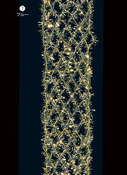 180cm 150mm幅 ワイヤービーズリボン [ONSPARI6682] |装飾 飾付 クリスマス 小物 雑貨 イベント クリスマスツリー飾り オーナメント クリスマス装飾 飾り パーティー ワイヤー ビーズ リボン ブルー デコレーション ガーランド 室内装飾 店舗装飾 飾り付け Christmas