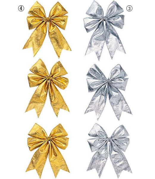 10cm幅 シャイニーボウ [ONSPARI6545] |装飾 飾付 クリスマス 小物 雑貨 イベント クリスマスツリー飾り オーナメント クリスマス装飾 飾り パーティー デコレーション リボン シルバー ゴールド ガーランド 室内装飾 店舗装飾 飾り付け Christmas