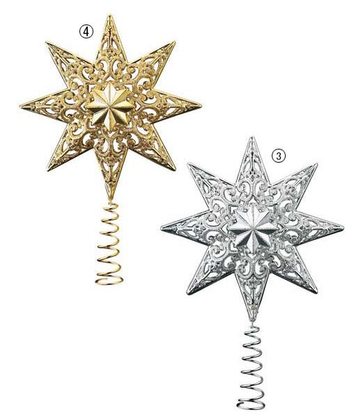 30cm シャイニースターツリートップ ONSTOSR6118] 送料無料 |装飾 飾付 クリスマス 小物 雑貨 イベント クリスマスツリー飾り オーナメント クリスマス装飾 飾り パーティー 星 シルバー ゴールド ツリートップ デコレーション ガーランド 室内装飾 店舗装飾 Christmas