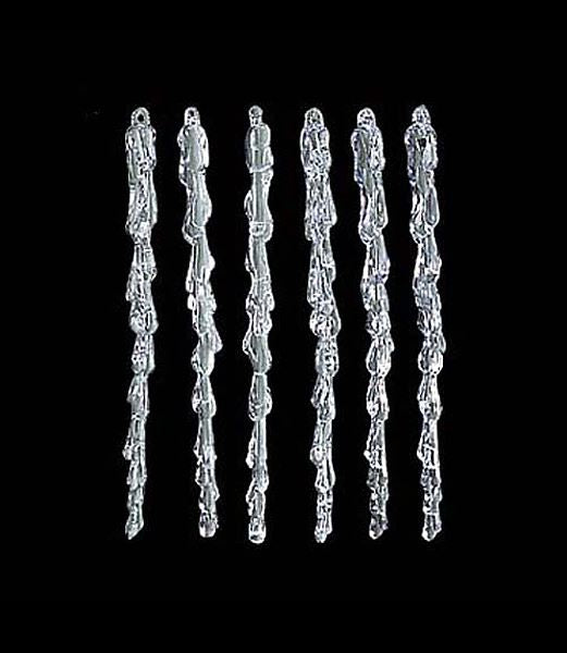 20cm アイスクル（6個入り） [ONSDIIC6327] |造花 フェイク 人工観葉植物 装飾 飾付 クリスマス 小物 雑貨 イベント クリスマスツリー飾り オーナメント クリスマス装飾 飾り フラワーアレンジメント パーティー アイスクル 店舗装飾 室内装飾 飾り付け Christmas