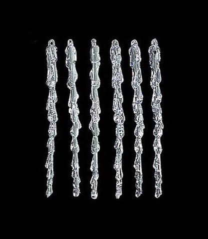 20cm アイスクル（6個入り） [ONSDIIC6327] |造花 フェイク 人工観葉植物 装飾 飾付 クリスマス 小物 雑貨 イベント クリスマスツリー飾り オーナメント クリスマス装飾 飾り フラワーアレンジメント パーティー アイスクル 店舗装飾 室内装飾 飾り付け Christmas