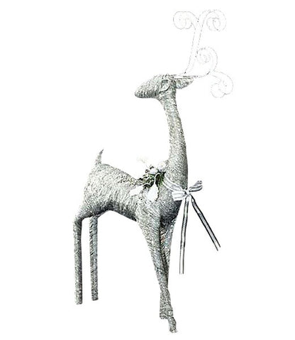 100cm シルバーゴージャスレインディア [ONSDIRE6948] 送料無料 |造花 フェイク 人工観葉植物 クリスマス 装飾 デコレーション ガーランド オーナメント 飾り イベント パーティー フラワーアレンジメント 店舗装飾 レインディア トナカイ 室内装飾 飾り付け Christmas