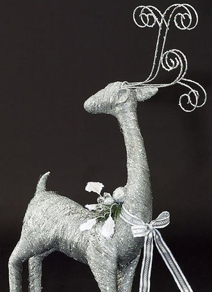 100cm シルバーゴージャスレインディア [ONSDIRE6948] 送料無料 |造花 フェイク 人工観葉植物 クリスマス 装飾 デコレーション ガーランド オーナメント 飾り イベント パーティー フラワーアレンジメント 店舗装飾 レインディア トナカイ 室内装飾 飾り付け Christmas