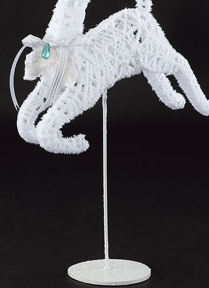 90cm ホワイトスノージャンピングレインディア[ONSDIWI61016]送料無料 |造花 フェイク 人工観葉植物 クリスマス 装飾 デコレーション ガーランド オーナメント 飾り イベント パーティー フラワーアレンジメント 店舗装飾 レインディア トナカイ 室内装飾 飾り付け Christmas