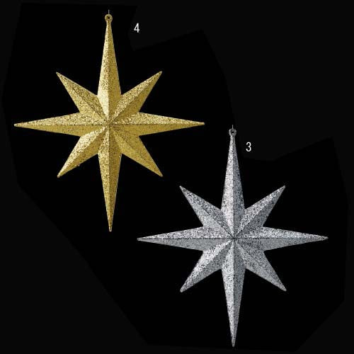 30cm シャイニースター(立体) [ONSDISR61021] |造花 フェイク 人工観葉植物 クリスマス 装飾 デコレーション ガーランド オーナメント 飾り イベント パーティー フラワーアレンジメント 店舗装飾 ツリー 星 室内装飾 クリスマスツリー飾り 飾り付け Christmas