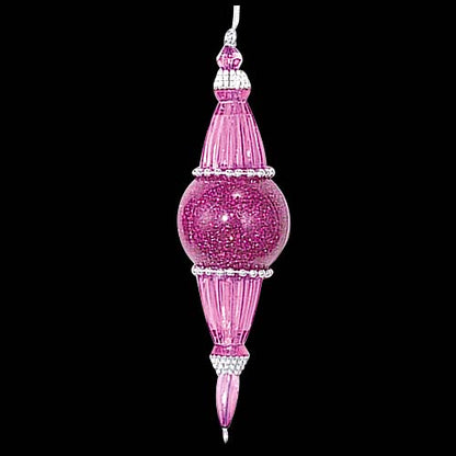 18cm シャイニーピンクフィニアル [ONSTOFN6132] |装飾 飾付 クリスマス 小物 雑貨 イベント クリスマスツリー飾り オーナメント クリスマス装飾 飾り パーティー フィニアル ピンク デコレーション ガーランド 室内装飾 店舗装飾 飾り付け Christmas