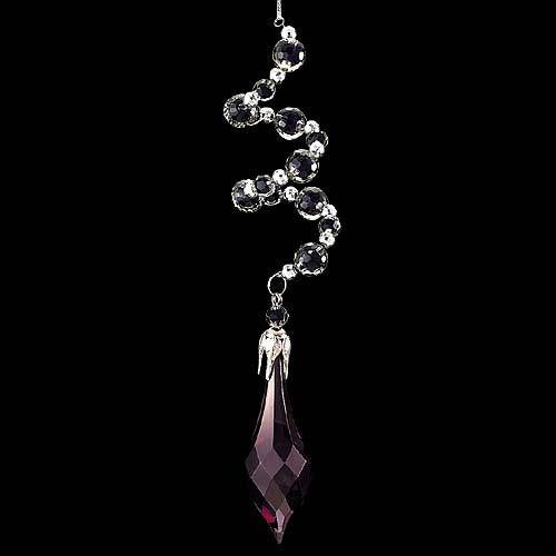 19cm ブラックダイヤドロップダングル[ONSTOFN6150] |造花 フェイク 人工観葉植物 クリスマス 装飾 デコレーション ガーランド オーナメント 飾り イベント パーティー フラワーアレンジメント 店舗装飾 黒 クリスマス装飾 室内装飾 クリスマスツリー飾り 飾り付け Christmas