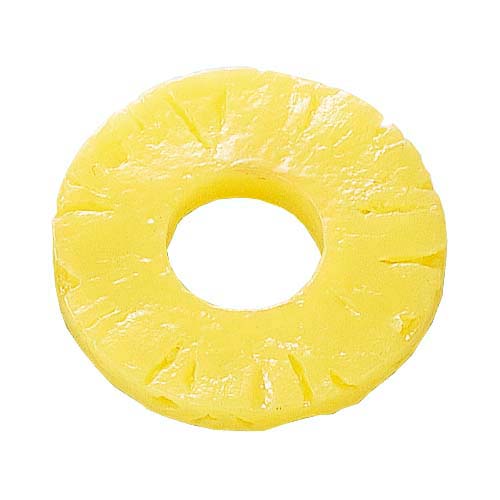 70mm パイナップルスライス（4個） [ONSDIFV7965] |フェイクフード 食品サンプル レプリカ ディスプレイ デコレーション 作り物 装飾 飾付 飾り 小物 イベント パーティー フラワーアレンジメント 店舗装飾 飾り付け テーブルコーディネート フルーツ 果物 パイナップル