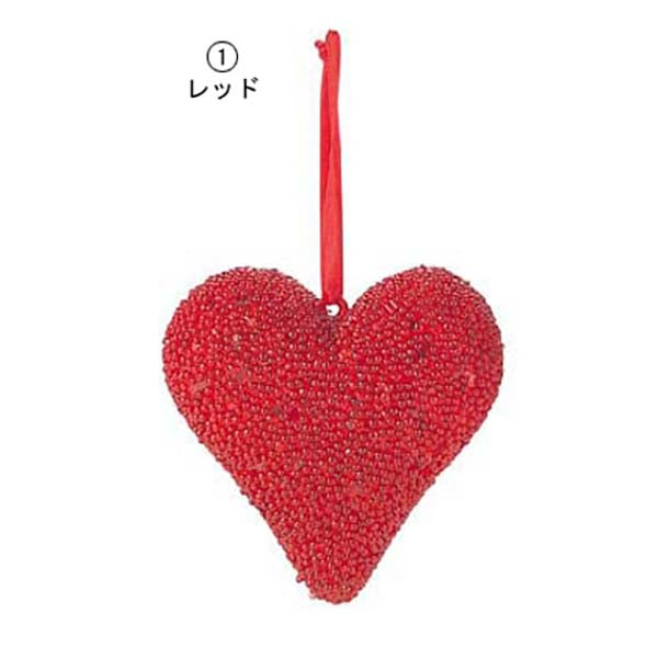 10cm ビーズハート [ONSDIHE9984] |人工観葉植物 造花 フェイク 装飾 飾付 小物 雑貨 デコレーション 飾り イベント パーティー フラワーアレンジメント インテリア 店舗装飾 ディスプレイ 飾り付け バレンタインデー バレンタイン ホワイトデー 結婚式 ハート装飾